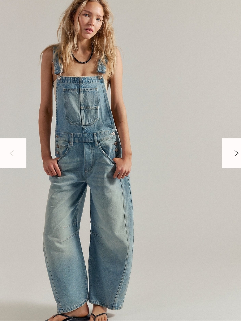 NWT We The Free Good Luck Barrel Overalls
